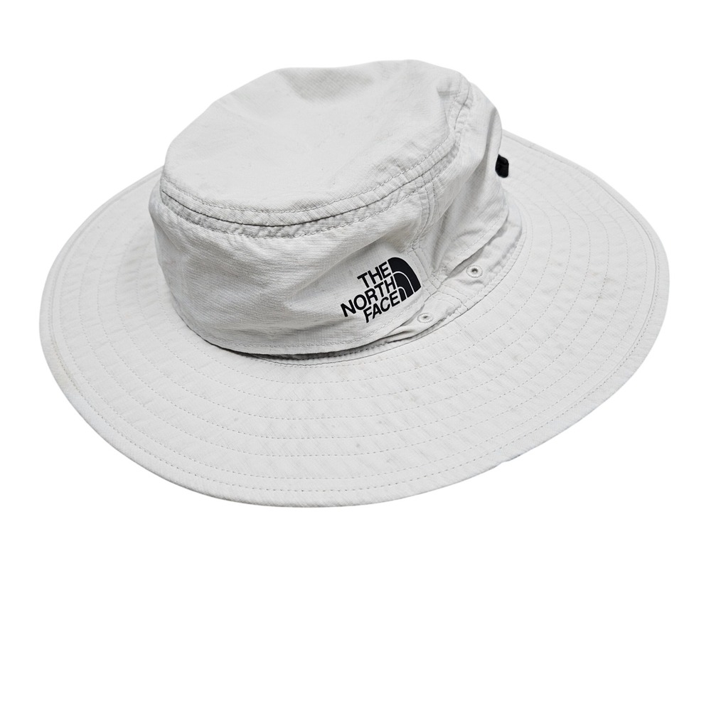 The North Face Horizon Brimmer Hat Unisex S/M Off White Wide Brim Hiking Sun Cap